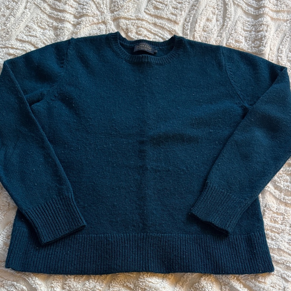 Pendleton Dark Teal Crewneck Sweater Women Medium